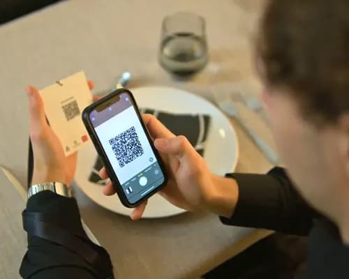 QR-kode for arrangement